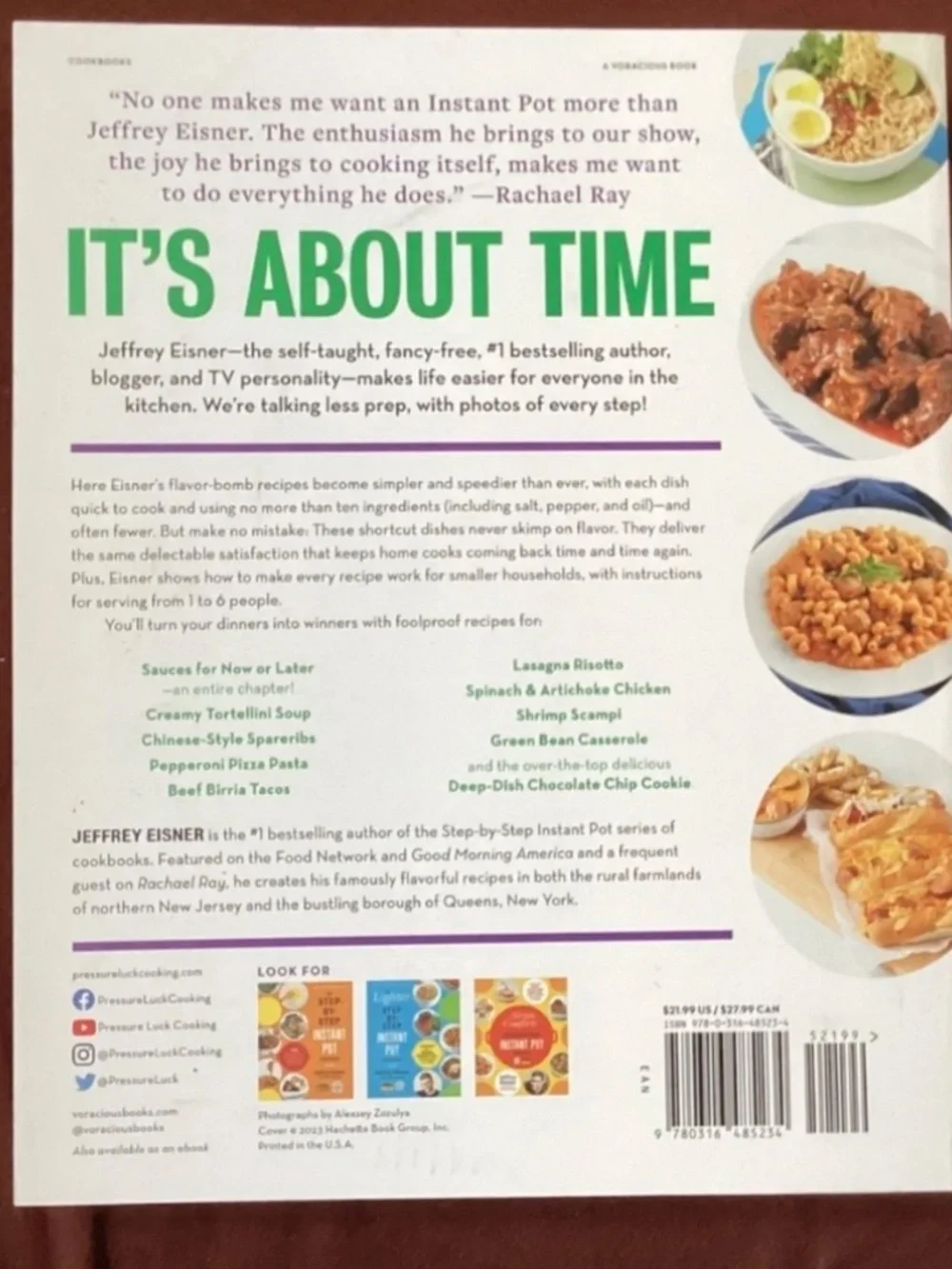 Super Shortcut Instant Pot Cookbook New by Jeffrey Eisner